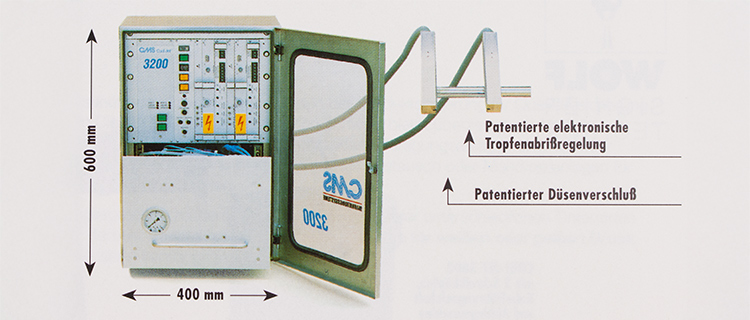 Früheres Inkjet-Drucksystem CODIJET 2 von Wolf Signiertechnik