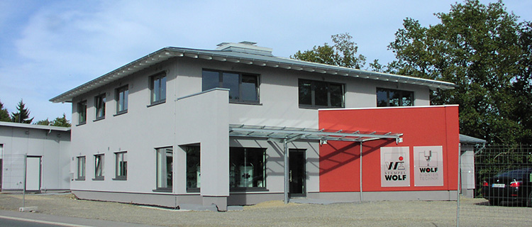 Neubau des Firmengebäudes von Wolf Signiertechnik