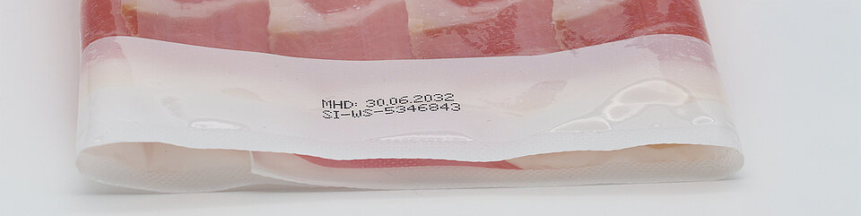 Bedruckte Verpackung für die Lebensmittelindustrie